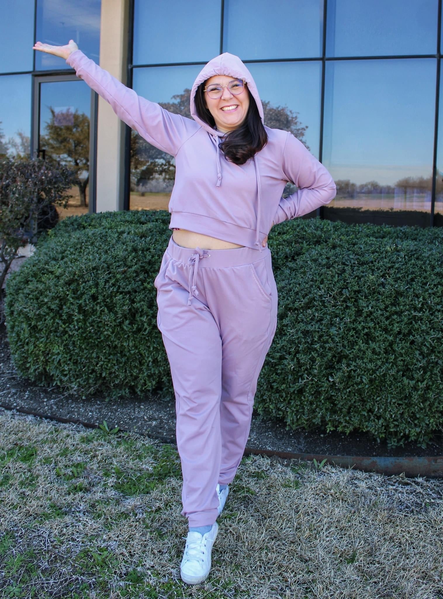 Mauve Haze, Athletic Knit - Boho Fabrics - Athletic Knit Fabric