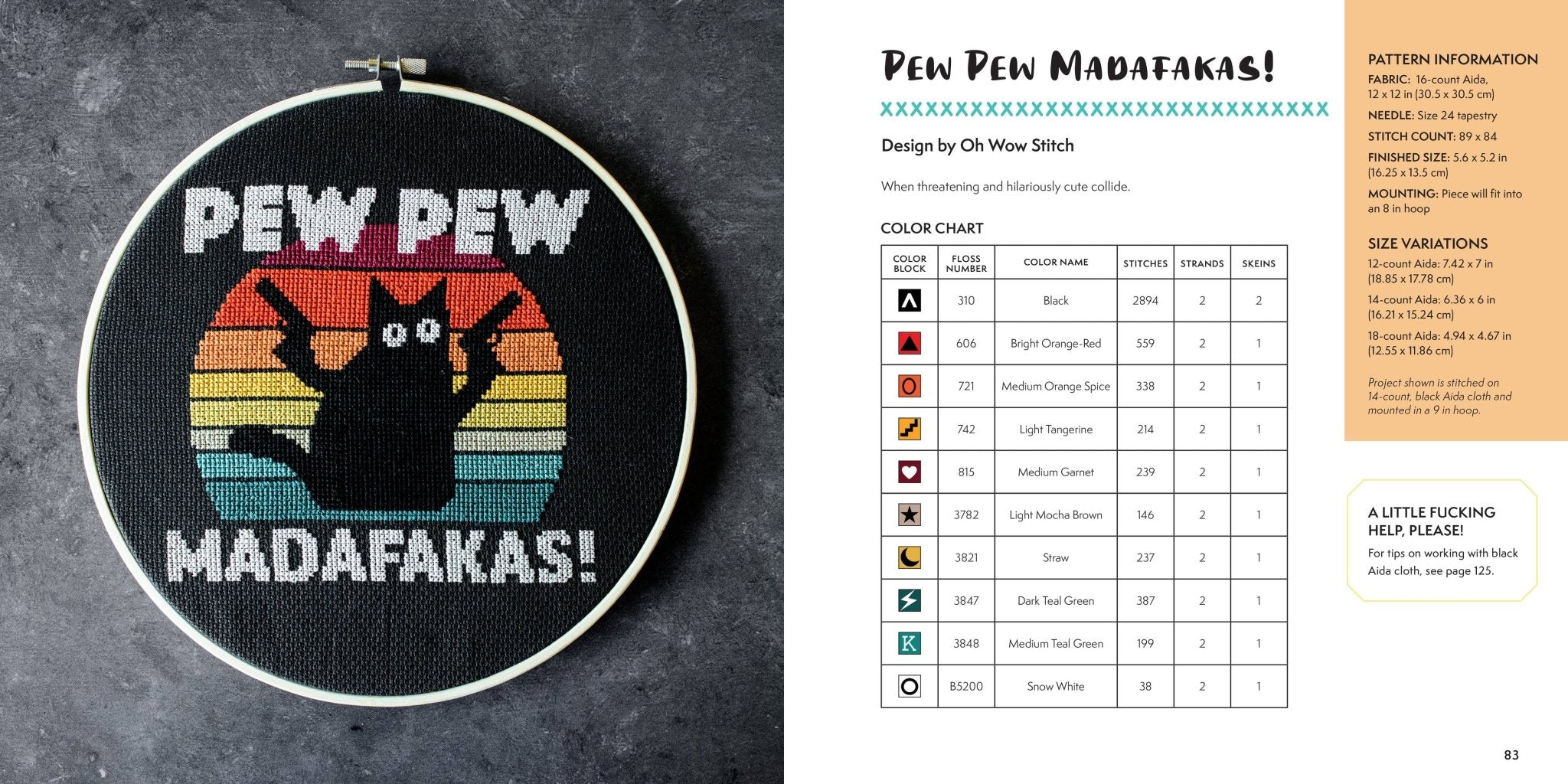 Maybe Swearing Will Help: Relax and Curse Your A** Off! - Boho Fabrics - 