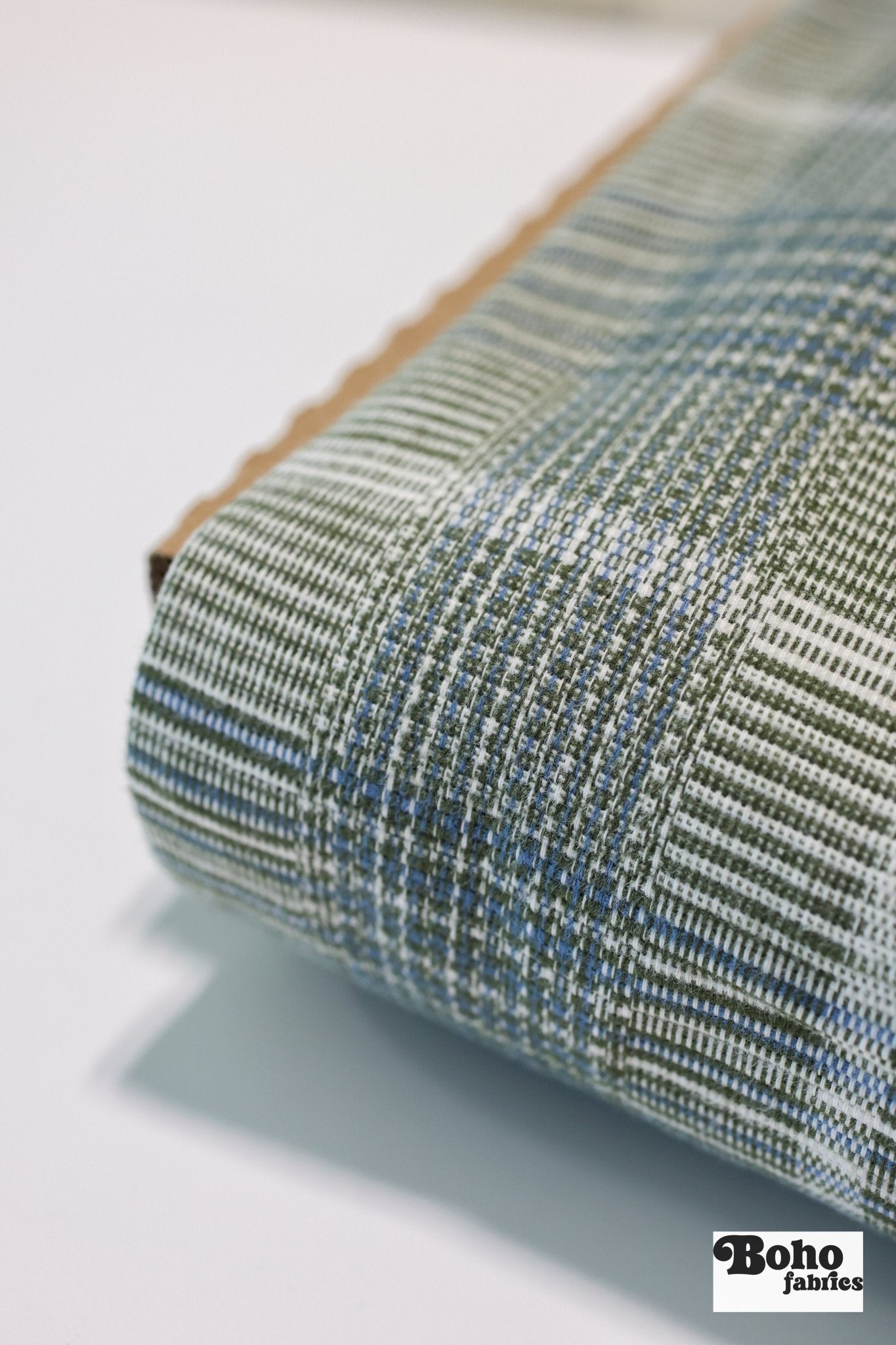 Meadow Blue & Green, Stretch Woven Fabric. Shop Exclusive! - Boho Fabrics - Stretch Woven