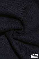 Mega Twill, Navy Wool Coating Woven Fabric - Boho Fabrics - Wool Coating, Woven
