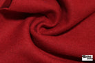 Melange Red Wool Coating Woven Fabric - Boho Fabrics - Wool Coating, Woven
