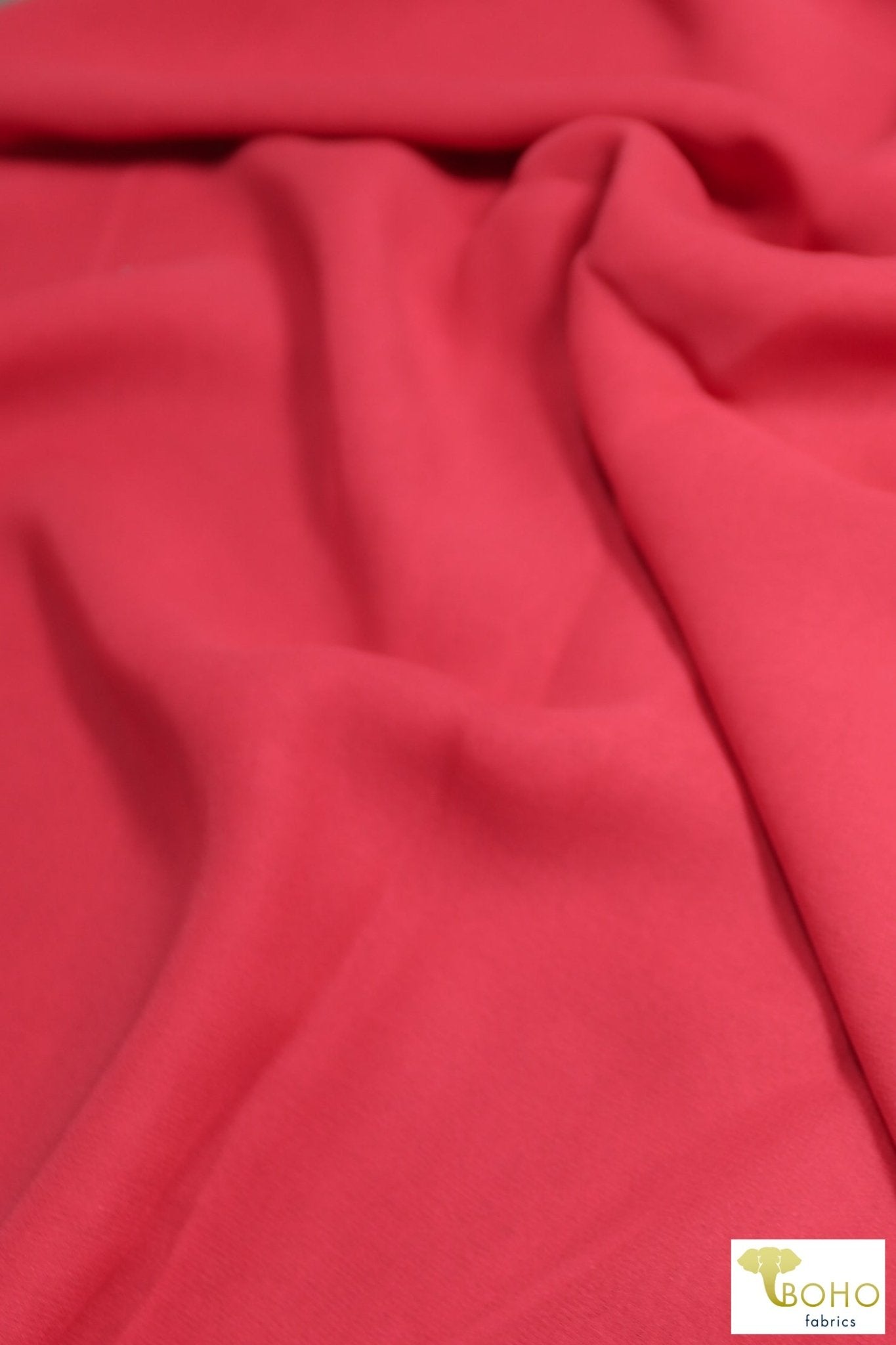 Mermaid Coral, Chiffon Silk Woven. SILK-101 - Boho Fabrics