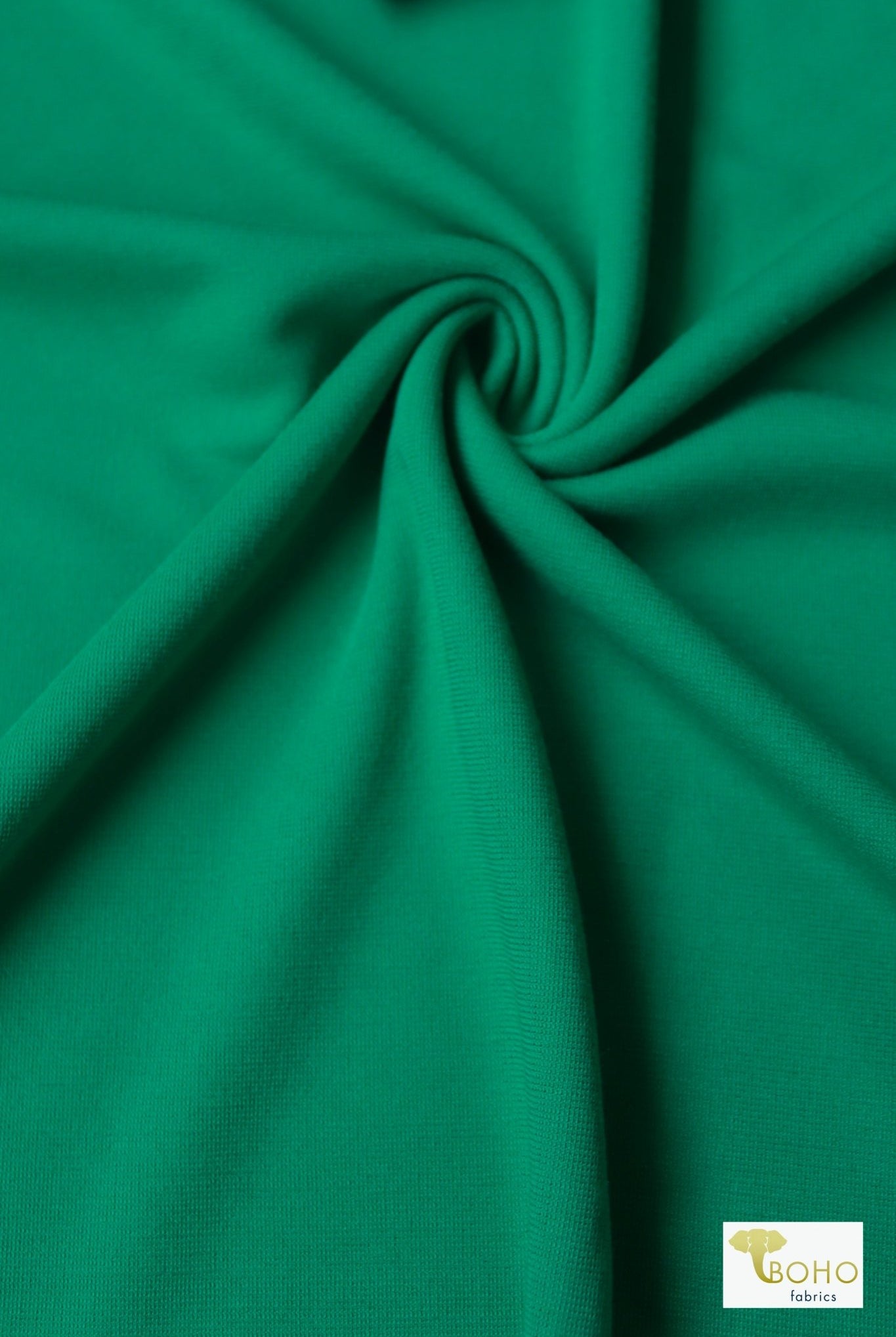 Mermaid Tail Green, Ponte Knit - Boho Fabrics