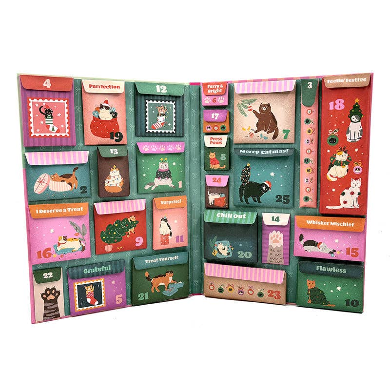Merry Catmas! Cat Lover's Advent - Boho Fabrics - 
