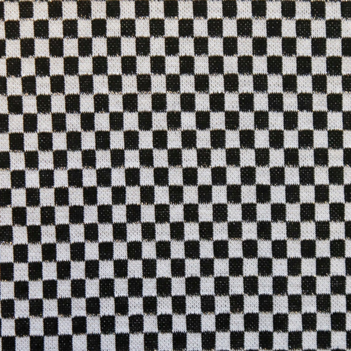 Center Checker Metallic Checker Double Knit Fabric – Boho Fabrics