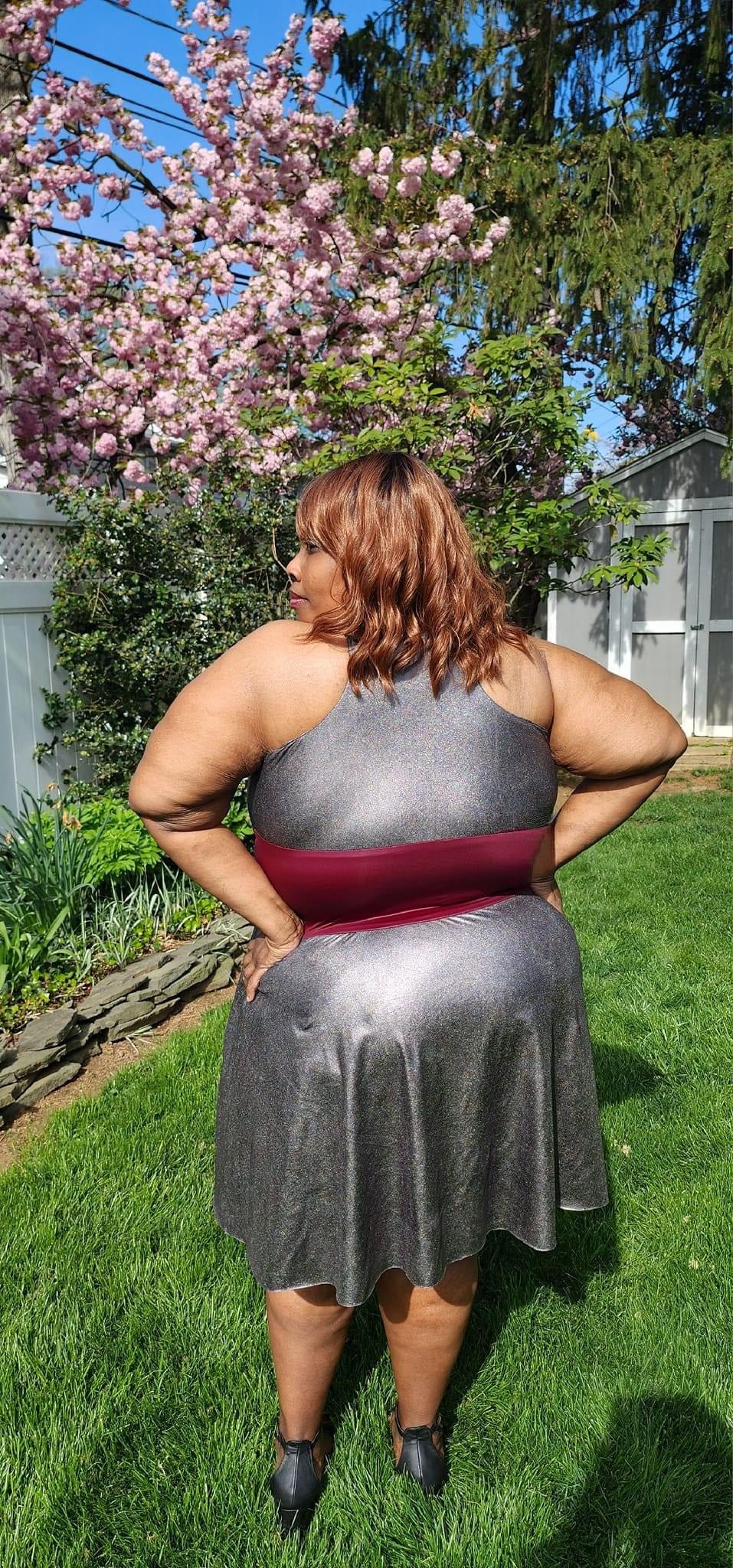 Metallic Coated, Athletic Knit - Boho Fabrics