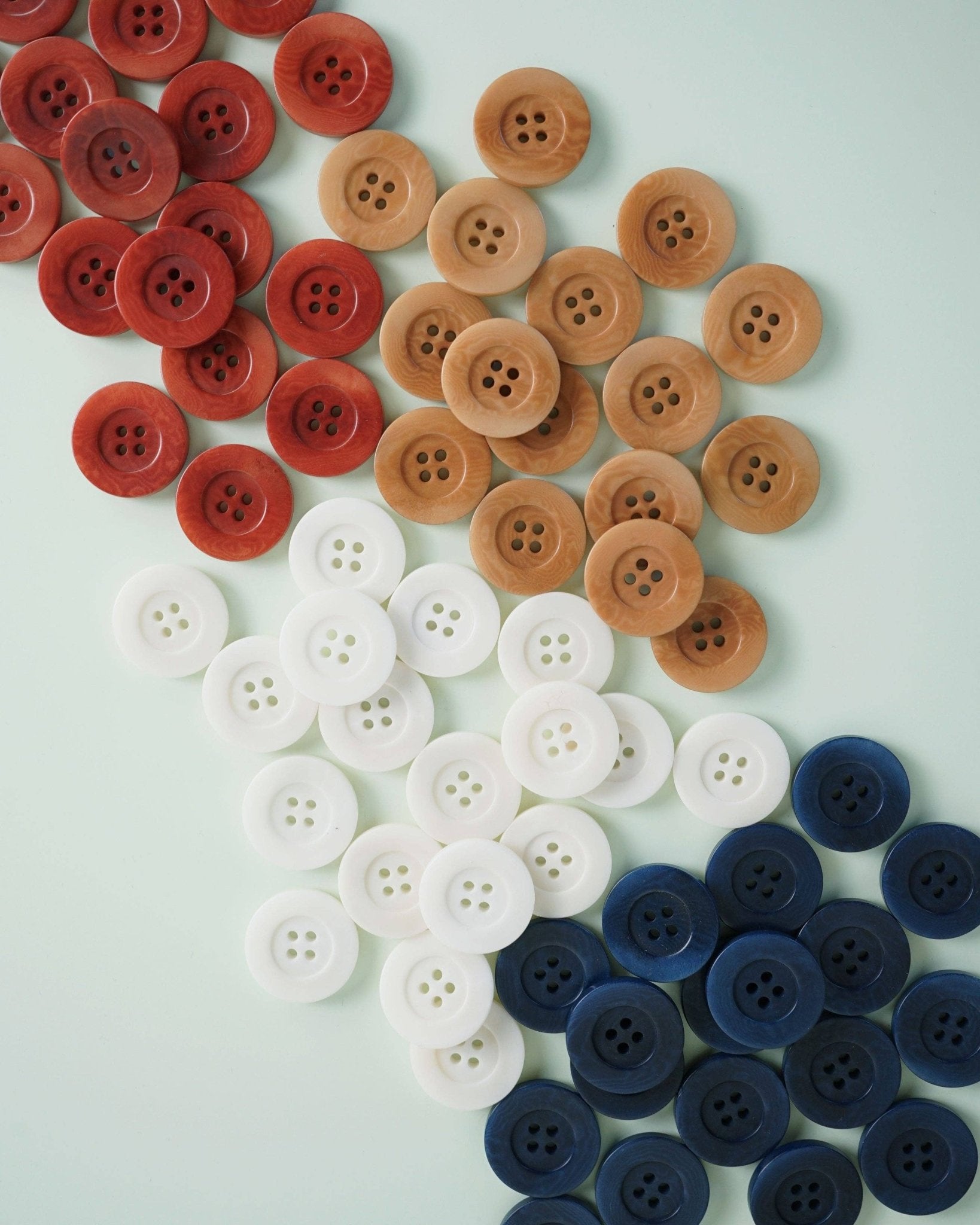 Midnight 1" Corozo Nut Buttons - Boho Fabrics - Buttons & Snaps