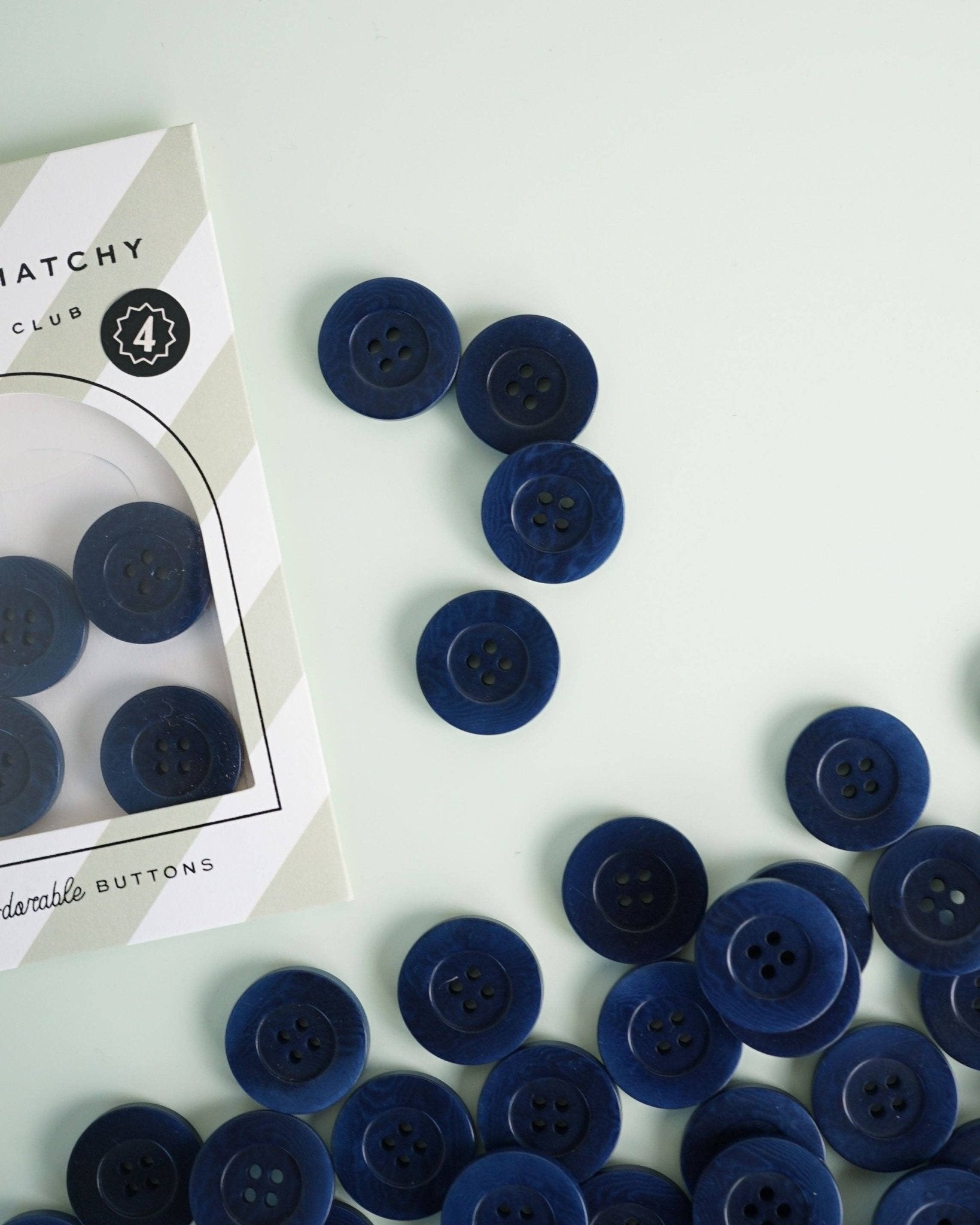 Midnight 1" Corozo Nut Buttons - Boho Fabrics - Buttons & Snaps