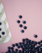 Midnight 1/2" Corozo Nut Buttons - Boho Fabrics - Buttons & Snaps