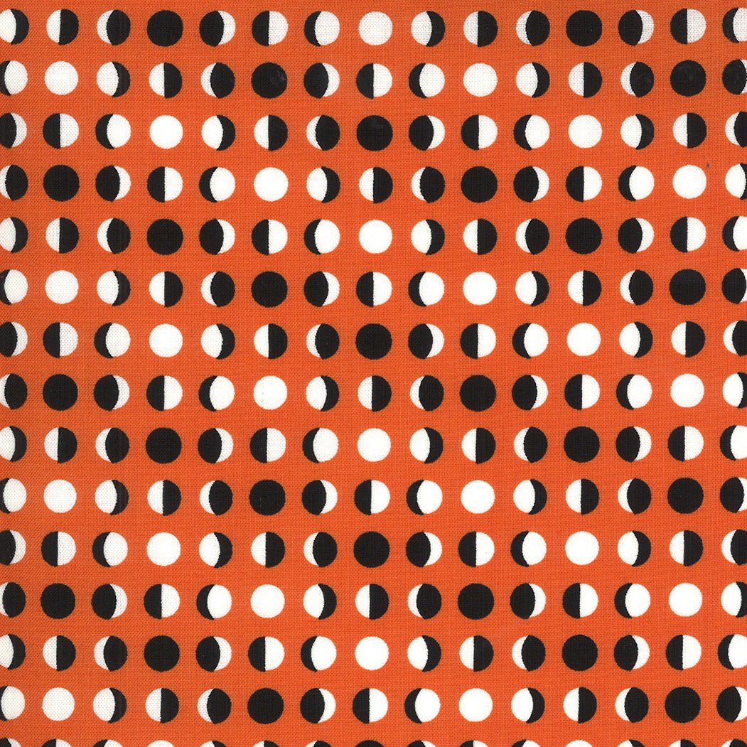 Midnight Magic 2 in Pumpkin by Moda - 100% Cotton Quilting Fabric - 24104 15 - Boho Fabrics - Quilting Cotton, Woven