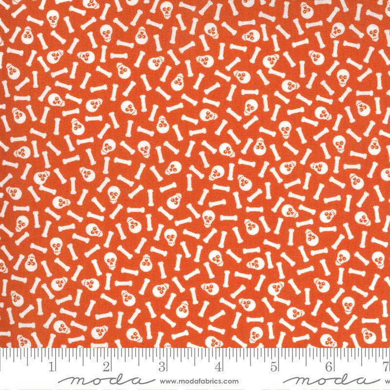 Midnight Magic 2 in Pumpkin by Moda - 100% Cotton Quilting Fabric - 24105 12 - Boho Fabrics - Quilting Cotton, Woven