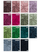 Midweight Textured, Rayon Linen Blend Woven Fabric | 210 GSM | 29 Colors - Boho Fabrics - Linen, Woven