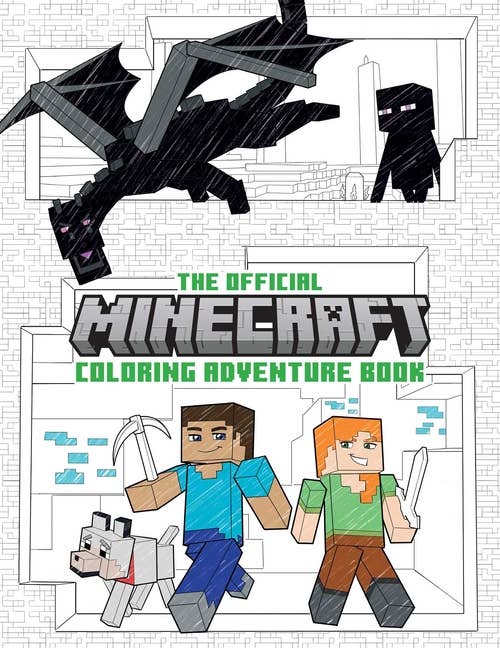 Minecraft Coloring Adventures: Create & Explore Book - Boho Fabrics - 