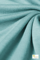 Mineral Blue, French Terry Knit - Boho Fabrics