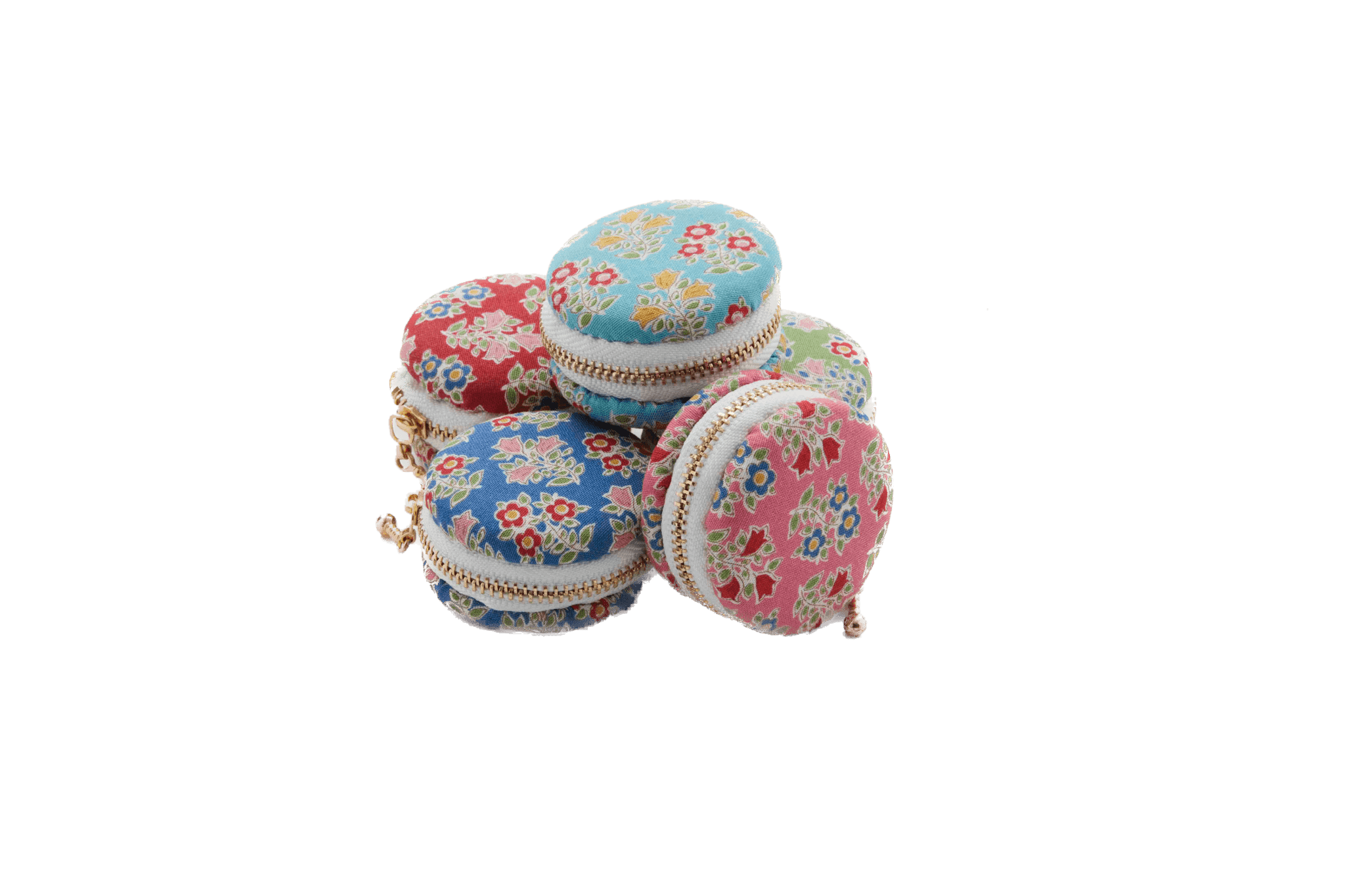 Mini Macaroon Pouch, Sewing Pattern with Hardware - Boho Fabrics - Bag Making Supplies
