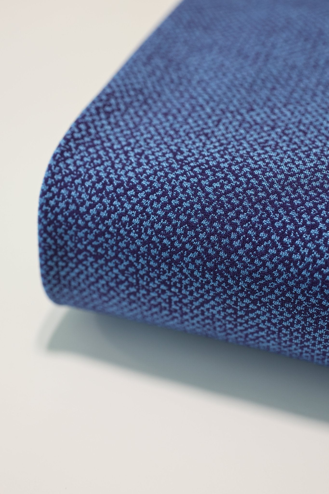 Mini Mosaics, Blue Athletic Knit Fabric - Boho Fabrics - Athletic Knit Fabric