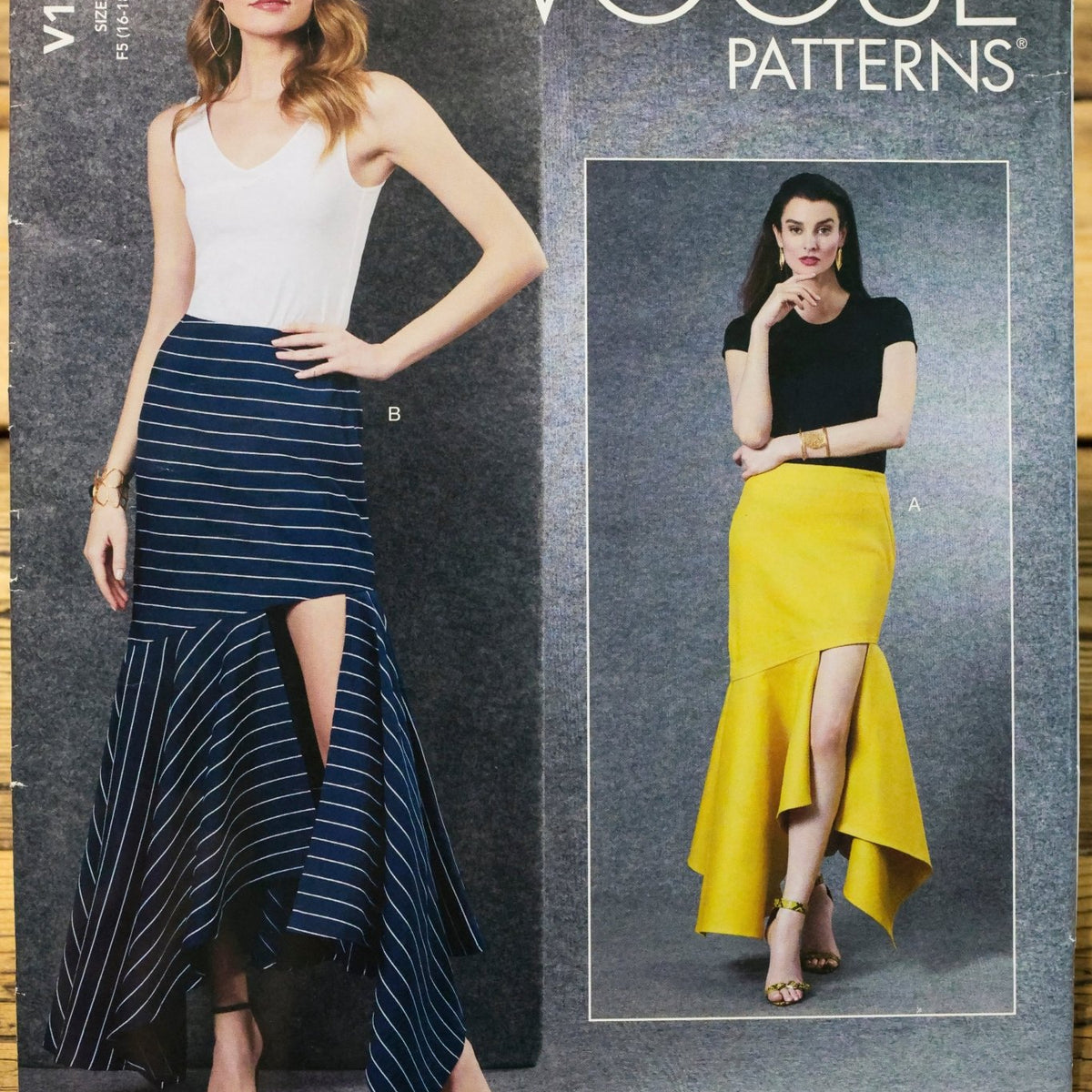 Misses Skirt. V1814, New Vogue Pattern – Boho Fabrics