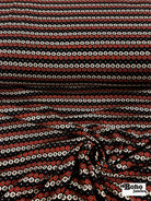 Mod Daisy Stripes, Printed Rayon Knit Fabric - Boho Fabrics - Rayon Jersey Prints, Knit Fabric