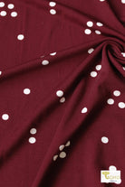 Mod Dots, DTY Print Knit - Boho Fabrics
