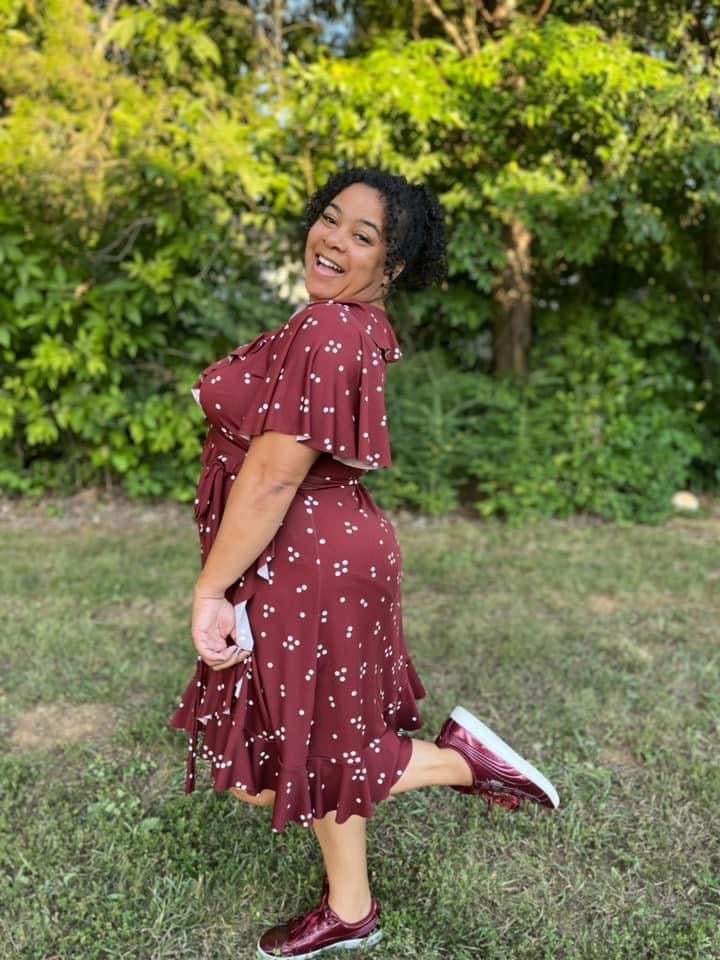 Mod Dots, DTY Print Knit - Boho Fabrics