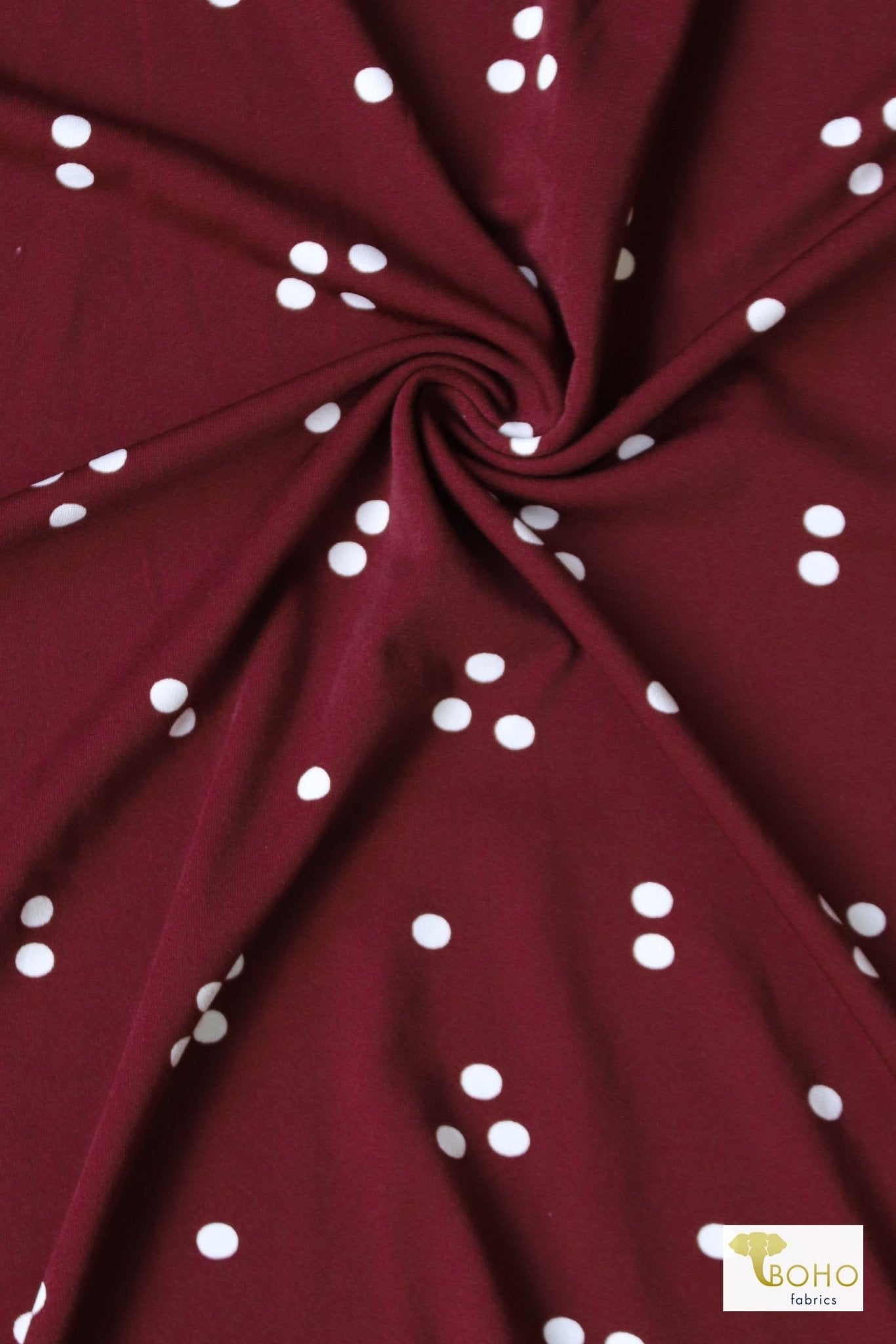 Mod Dots, DTY Print Knit - Boho Fabrics