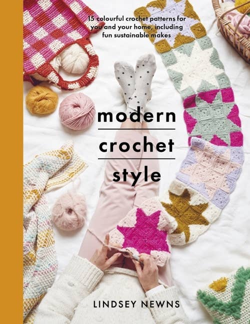 Modern Crochet Style: 15 Colourful Patterns - Boho Fabrics - 