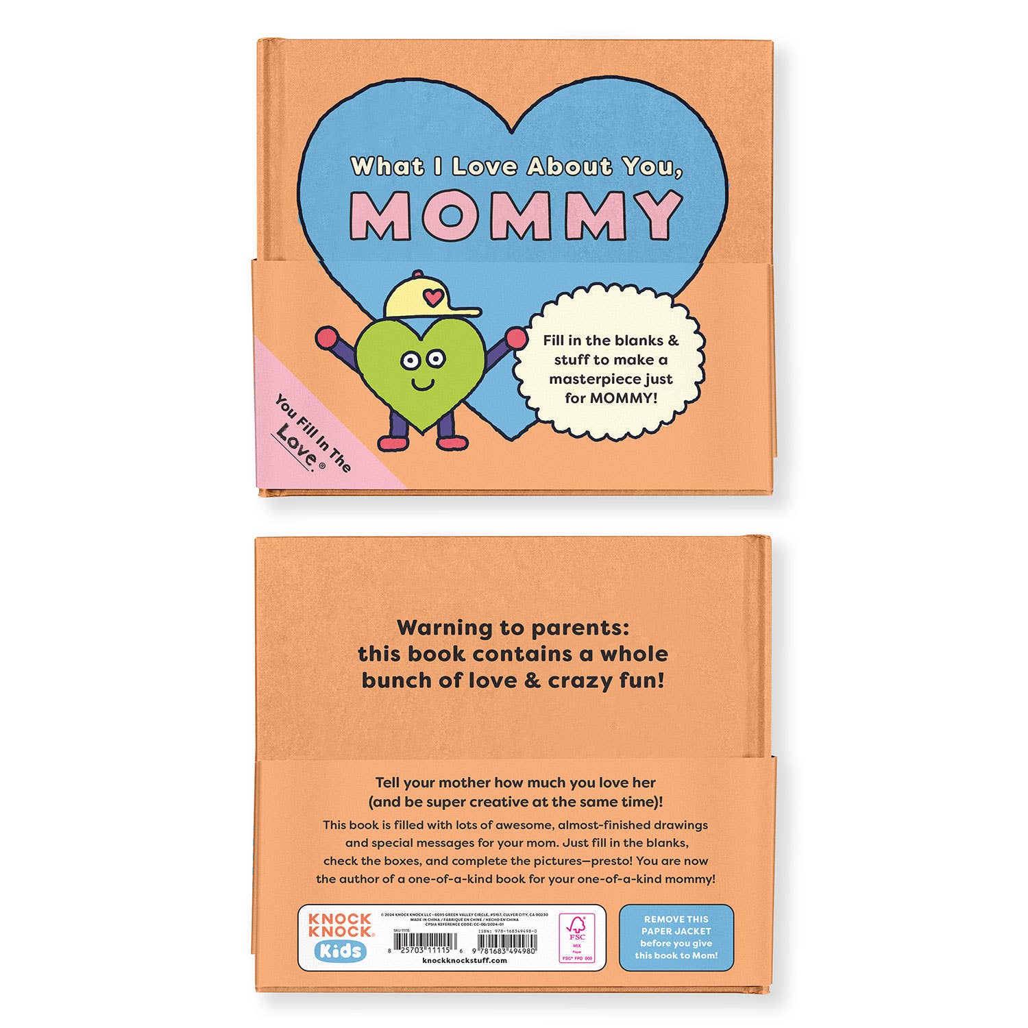 Mommy Fill in the Love Book (Pre - Order) - Boho Fabrics - Book