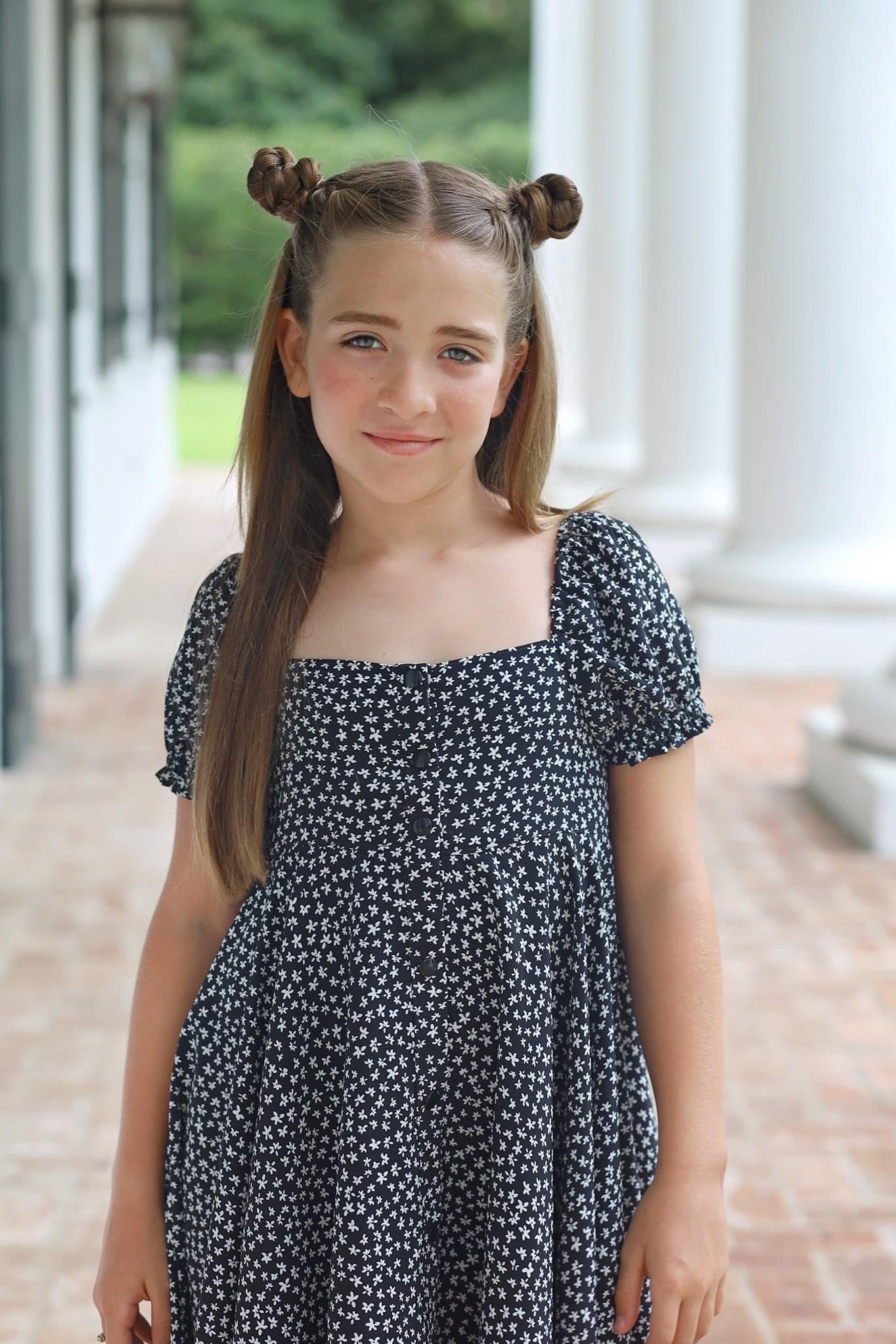 Monochrome Florals, Georgette Woven Print Fabric - Boho Fabrics