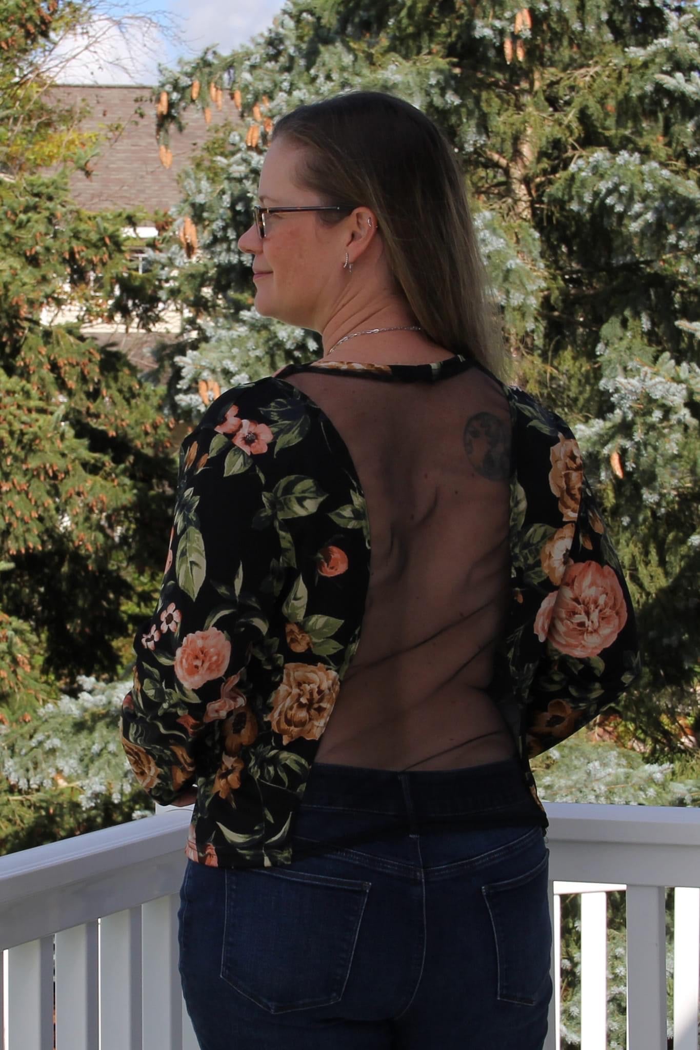 Moonlight Garden, ITY Crepe Knit - Boho Fabrics