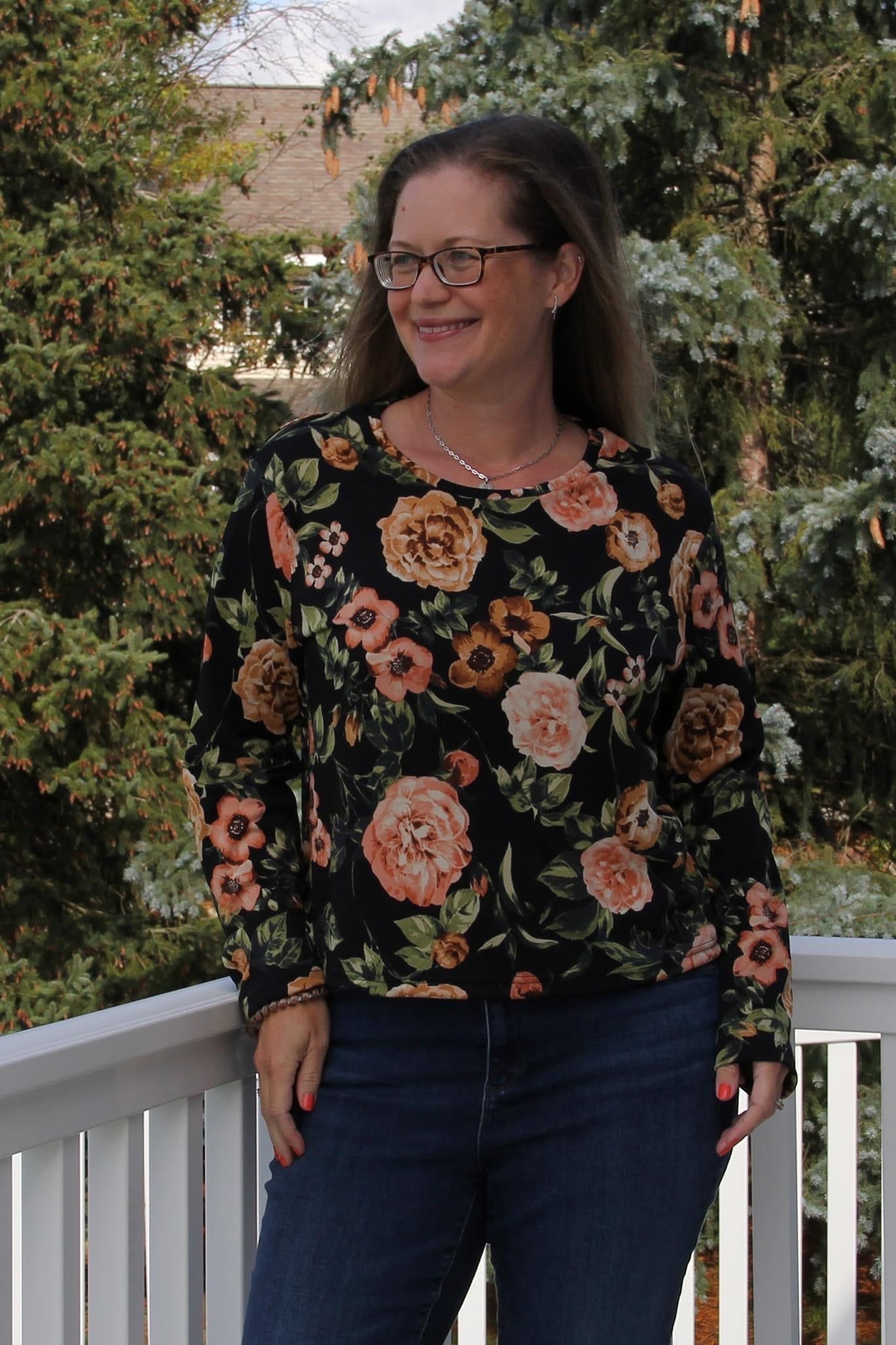 Moonlight Garden, ITY Crepe Knit - Boho Fabrics