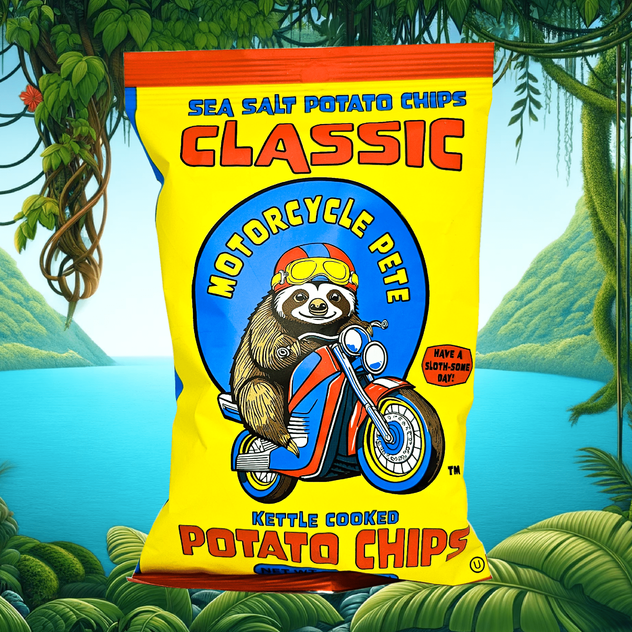Motorcycle Pete 1/2 Classic & 1/2 BBQ Assortment(2 oz Bag) - Boho Fabrics - 
