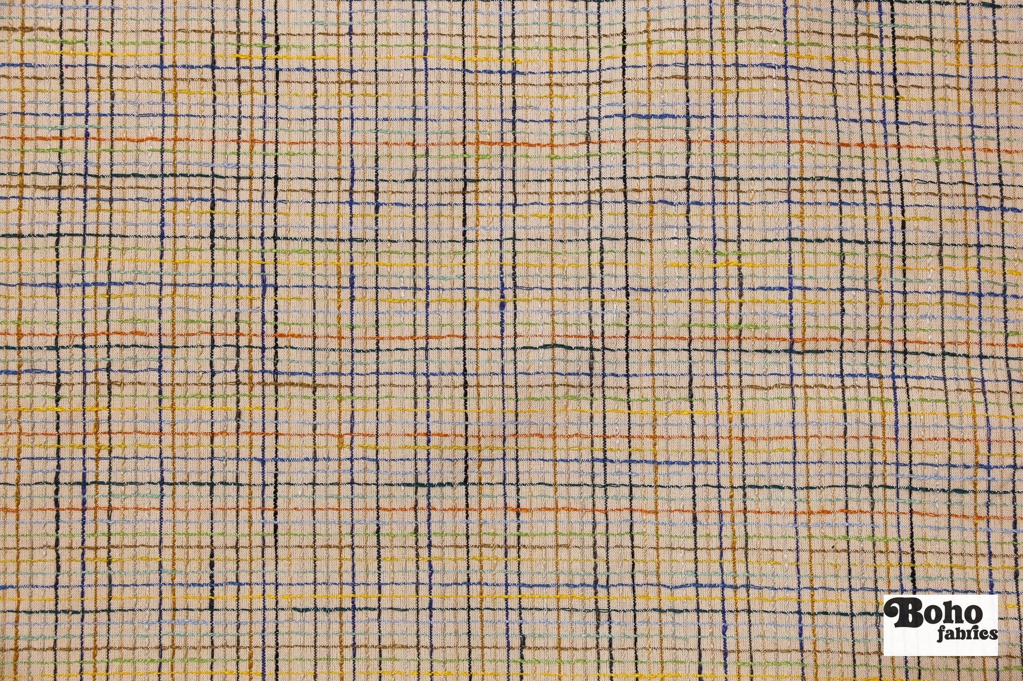 Multicolor Tweed Upholstery Woven Fabric - Boho Fabrics - Home Dec. & Upholstery Fabric