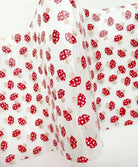 Mushrooms Clear Vinyl 18X56" - Boho Fabrics - Vinyl Fabric