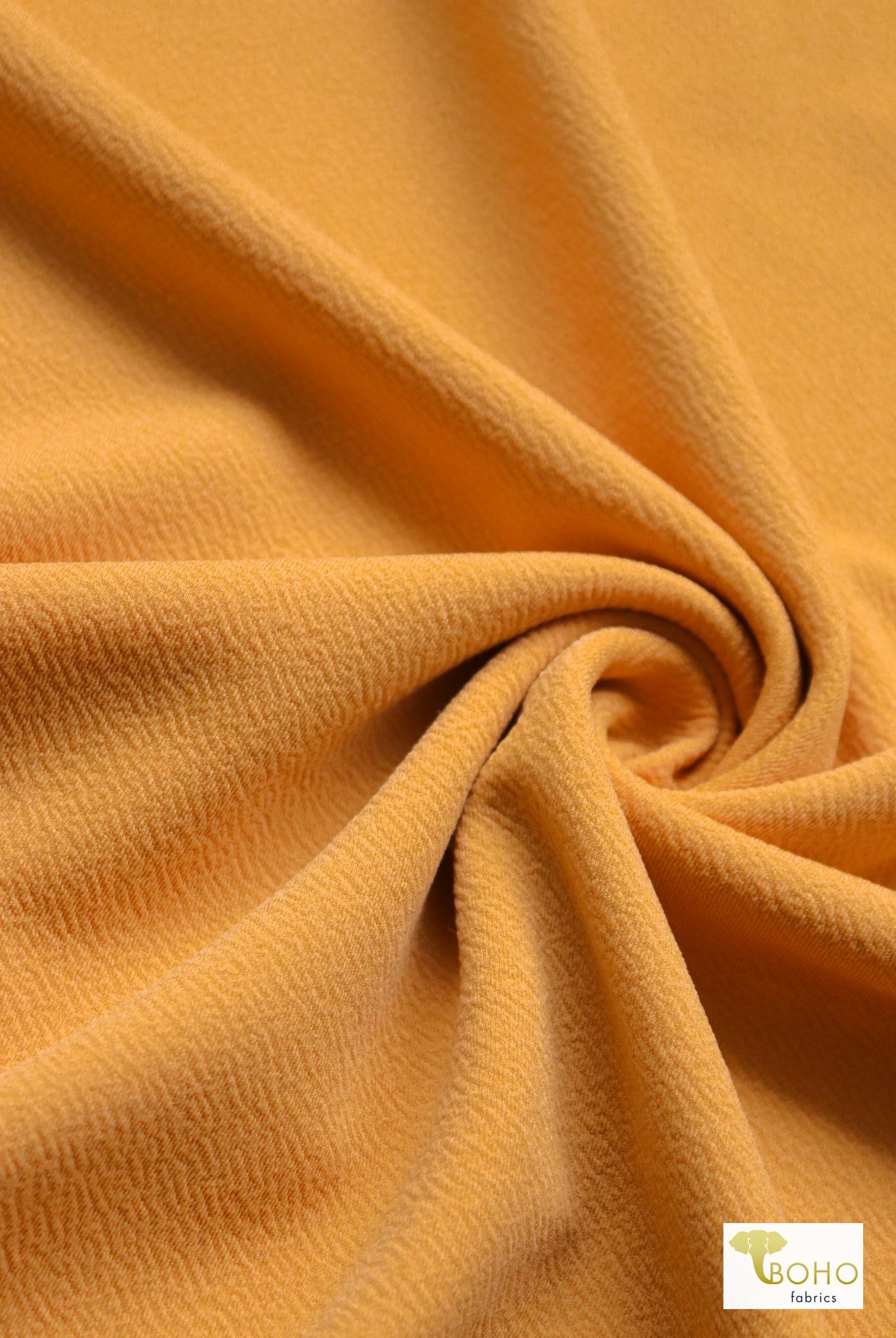 Mustard, Liverpool Knit Fabric - Boho Fabrics