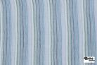 Muted Blues and Greens Striped Double Gauze Cotton Woven Fabric - Boho Fabrics - Gauze, Woven