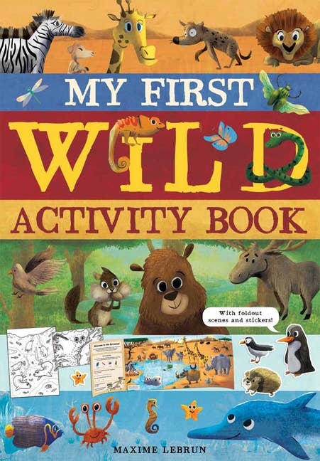 My First Wild Activity Book - Boho Fabrics - 