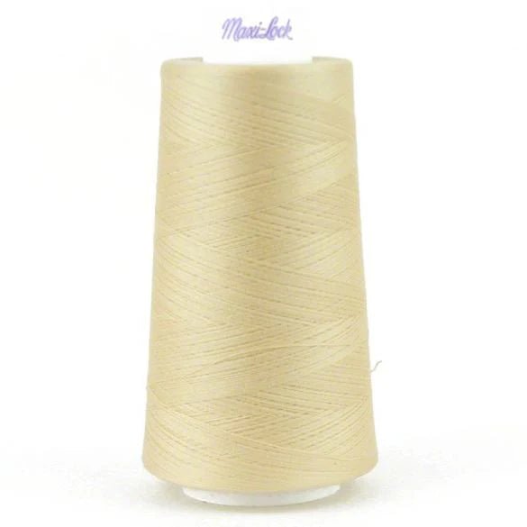 Natural – 3,000 yd Maxi - Lock Polyester Serger Thread - Boho Fabrics - Thread