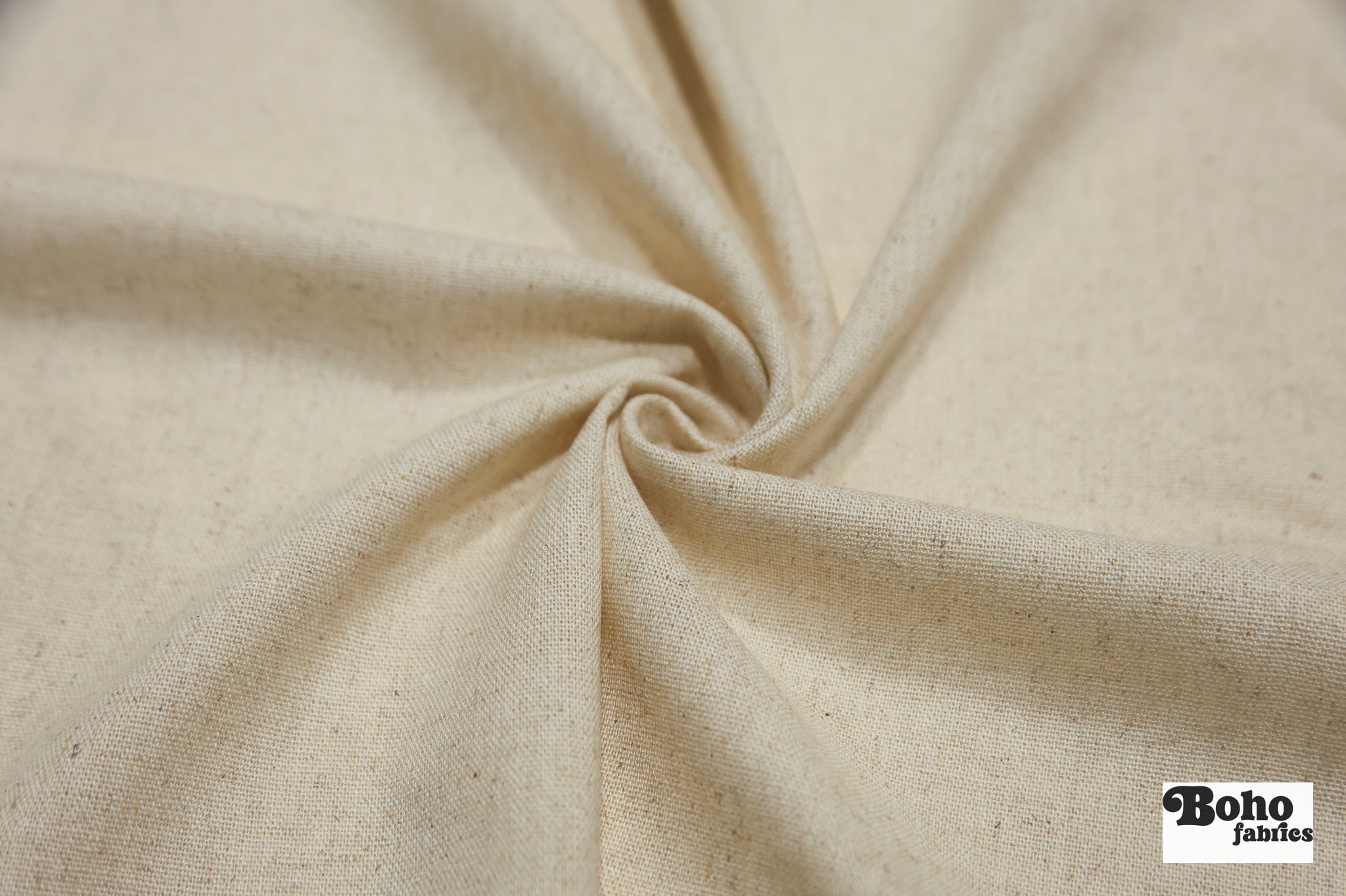 Natural Linen Woven Fabric - Boho Fabrics - Linen, Woven