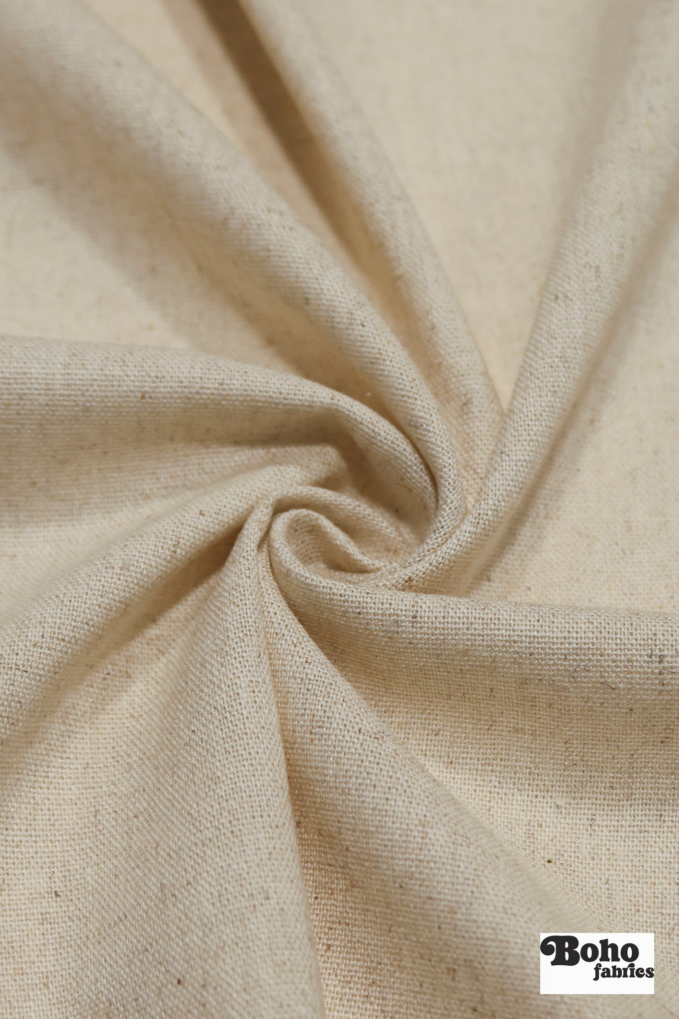Natural Linen Woven Fabric - Boho Fabrics - Linen, Woven