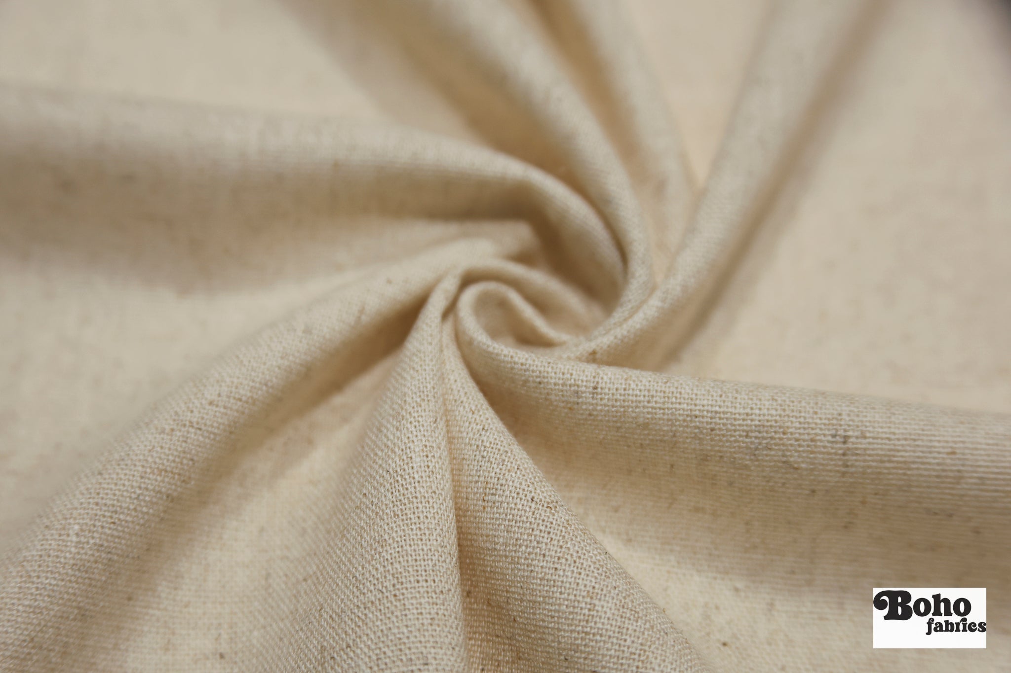 Natural Linen Woven Fabric - Boho Fabrics - Linen, Woven