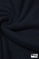 Navy Blue Heather, High Loft Fleece Fabric by Polartec. - Boho Fabrics - Performance Fabrics