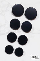 Navy Blue, Mod Gambit, Shank Button. Available in 15mm, 18mm, 20mm, 25mm - Boho Fabrics - Buttons & Snaps