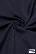 Navy Blue, Nylon Stretch Lining Knit Fabric - Boho Fabrics - Lining