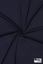 Navy Blue, Nylon Stretch Lining Knit Fabric - Boho Fabrics - Lining