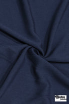 Navy Blue, Rayon Crepe Woven Fabric - Boho Fabrics - Crepe, Woven
