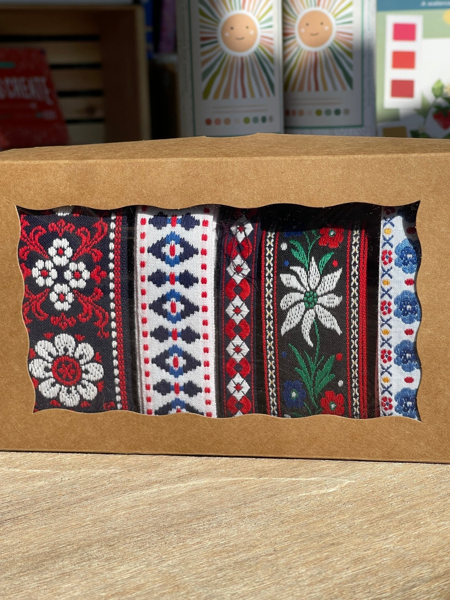 Navy Excellence, Trim Gift Set, 15 Yards - Boho Fabrics - Trims