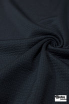 Navy Polartec Power Air. Insulating Eco - Friendly, Performance Knit Fabric - Boho Fabrics - Performance Fabrics