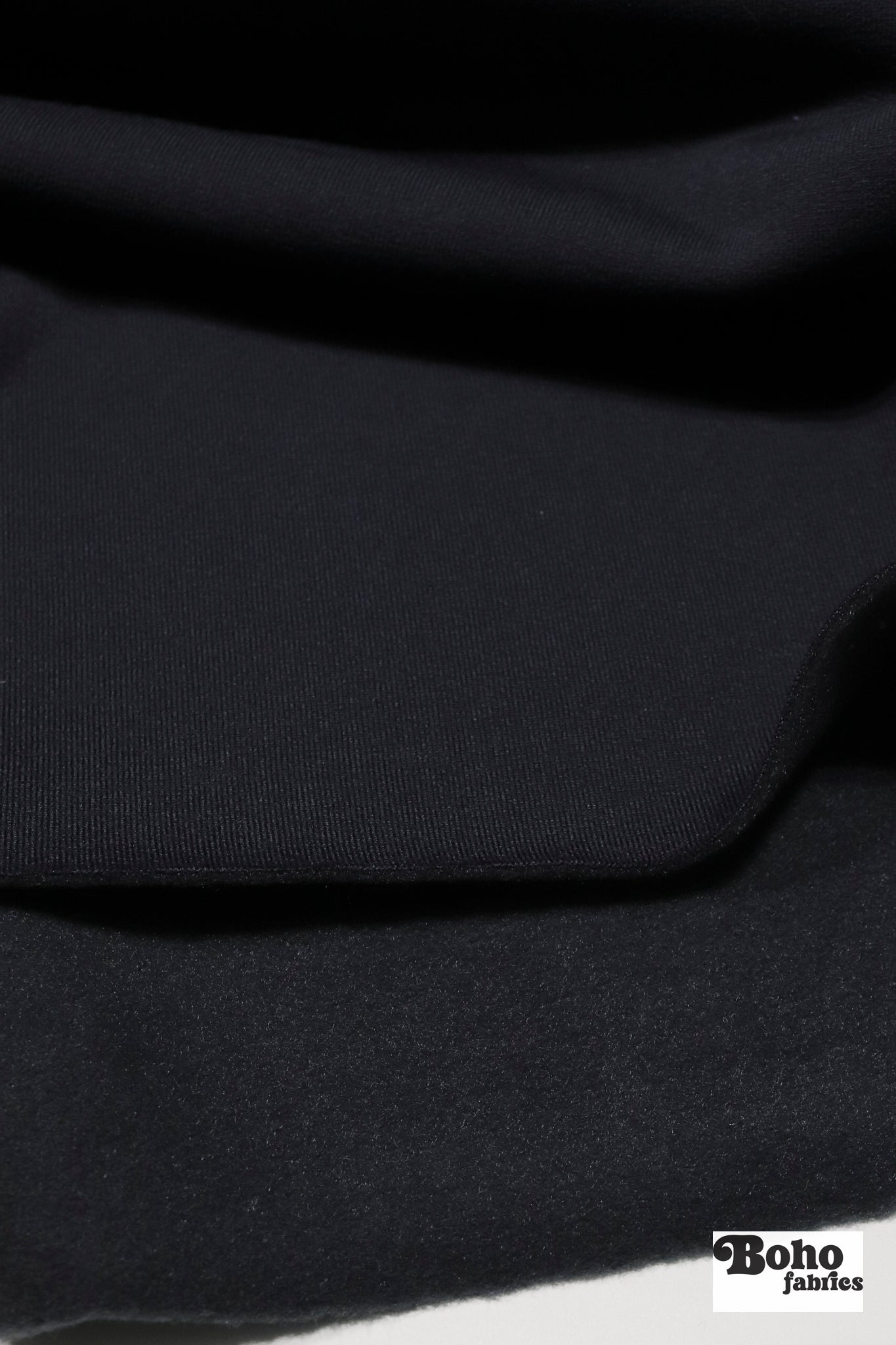 Navy, Power Stretch Pro Fleece - Backed Performance Fabric. 2nds - Boho Fabrics - Performance Fabrics