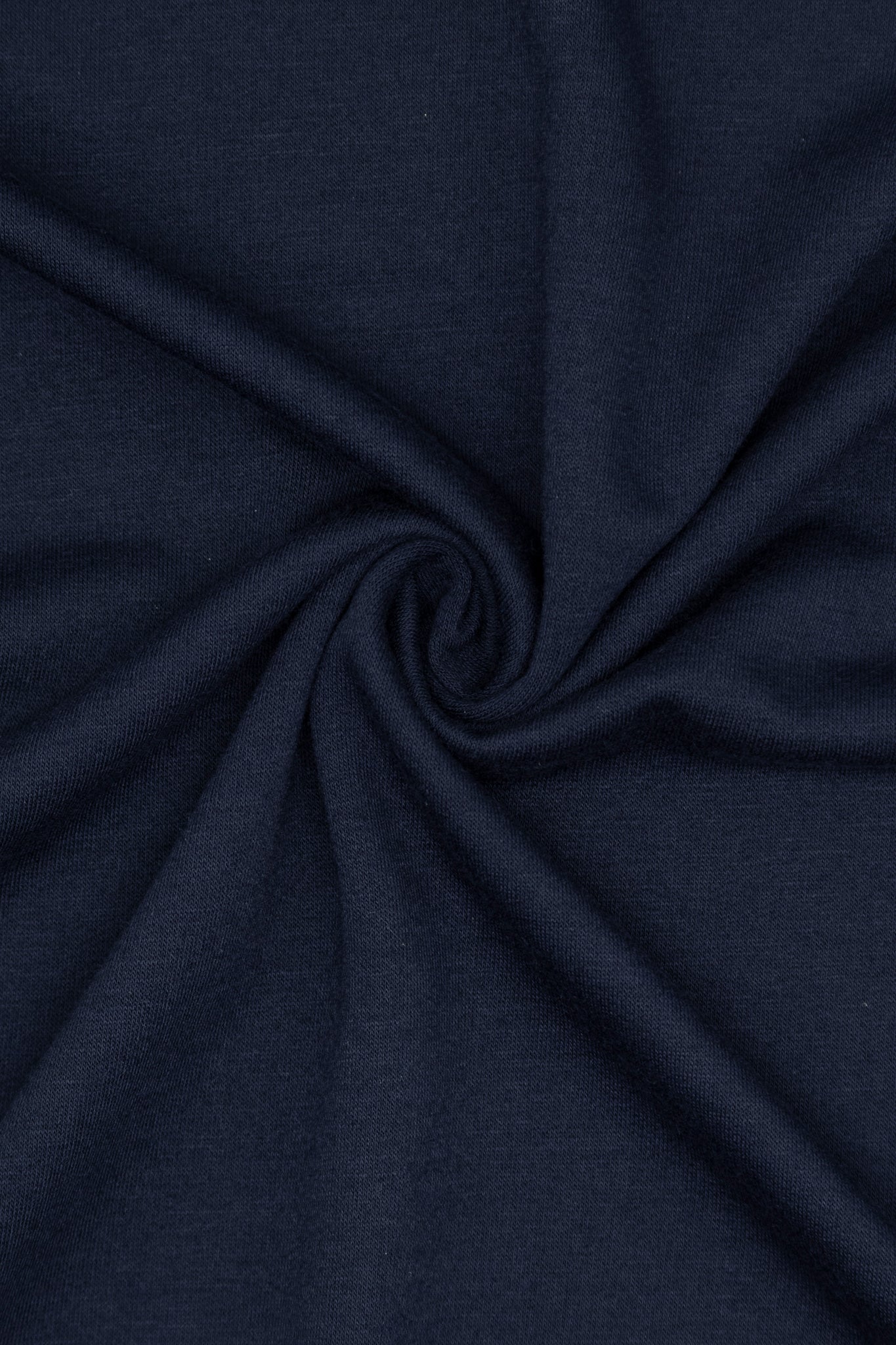 Navy, Solid French Terry Knit Fabric - Boho Fabrics - French Terry Solid Knit