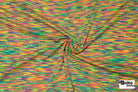 Neon Rainbow, Striated Athletic Knit Fabric - Boho Fabrics - Athletic Knit Fabric